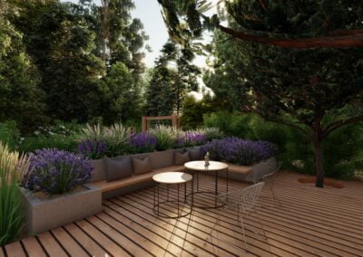 Projekt ogrodu leśnego pod Poznaniem