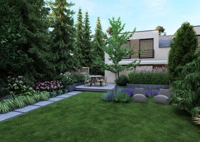 Projekt ogrodu pod Poznaniem 2